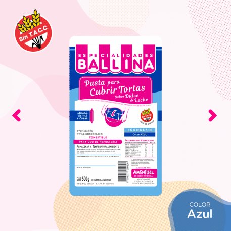 BALLINA COLOR AZUL X500GR