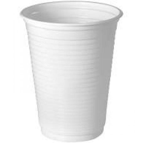 VASO PLASTICO BLANCO 180 CC. X 25