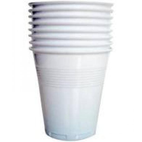 VASO PLASTICO BLANCO 300 CC. (caja x 2400)