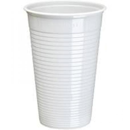 VASO PLASTICO BLANCO 330 CC. X 25