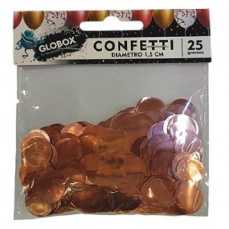 CONFETTI 1,5CM 2 PACK X20 - ROSA GOLD