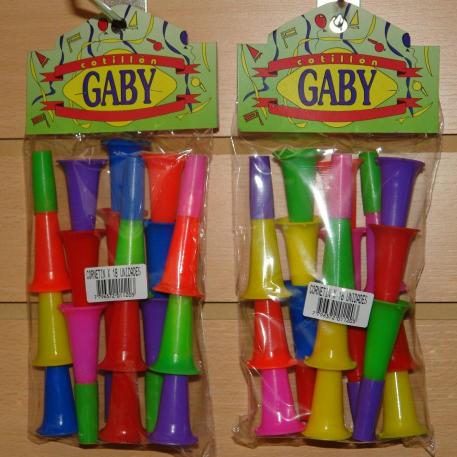 SONIDO / CORNETIN MULTICOLOR X18