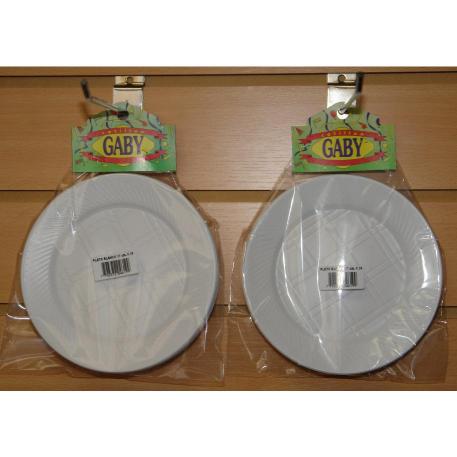 PLATO PLASTICO 17CM BCO X20