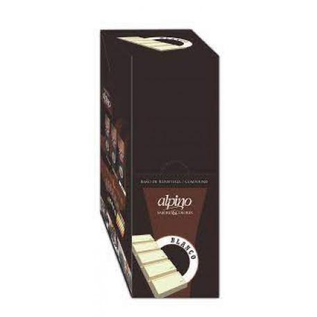 CHOCOLATE ALPINO 6 X 500 GR. BLANCO