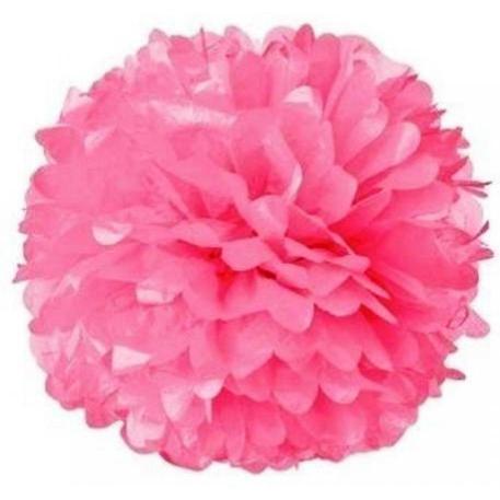 POMPOM 35 CM. CEL-BLANCO-ROJO-ROSA