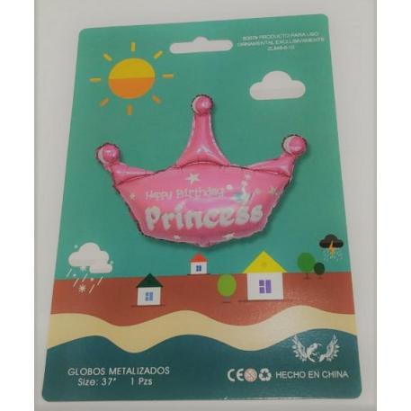 GLOBO CORONA PRINCESA 1M
