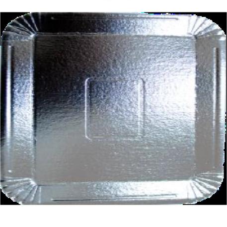 BANDEJA PLATEADA LAMINADA Nº9 23X28 X10