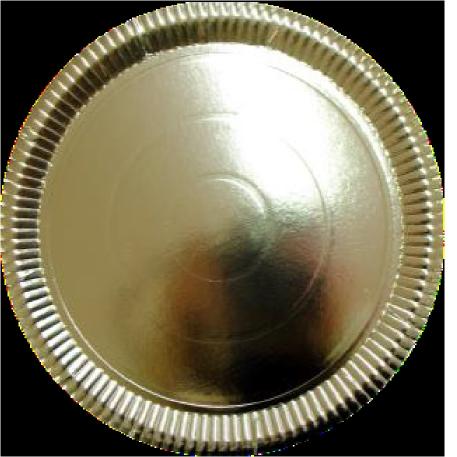 PLATO DORADO LAMINADO Nº1 16 CM X10