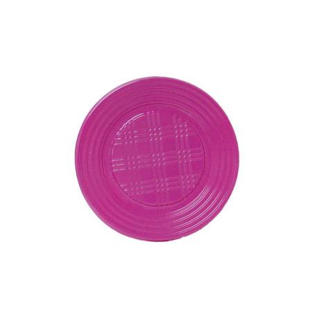 PLATO PLASTICO 17 CM FUCSIA X50