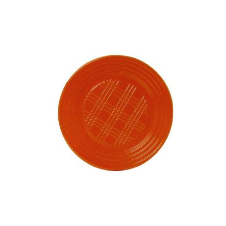 PLATO PLASTICO 17 CM NARANJA X50