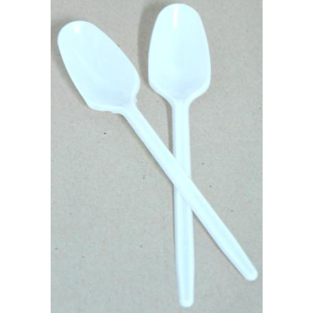 CUCHARA POSTRE PLASTICA X100