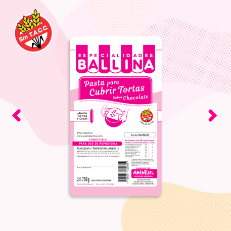 BALLINA SABOR CHOCOLATE X750GR