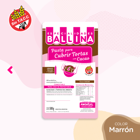 BALLINA CACAO X500GR