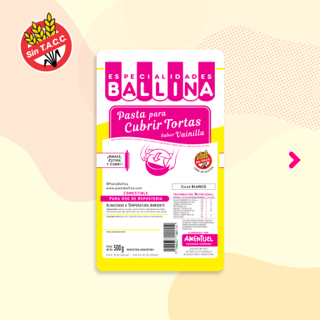 BALLINA SABOR VAINILLA X500GR
