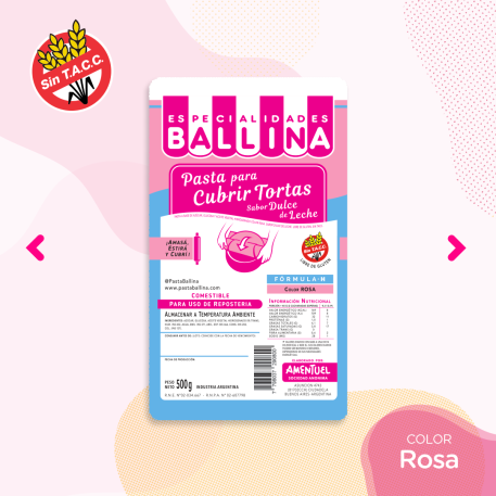 BALLINA COLOR ROSA X500GR
