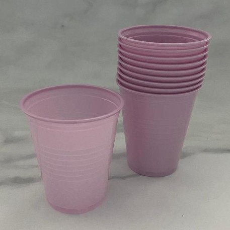 VASO PLASTICO 180 CC. LILA X 25