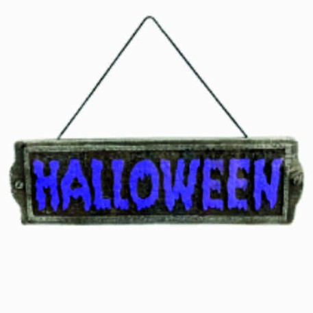 CARTEL HALLOWEEN 39.5X12CM