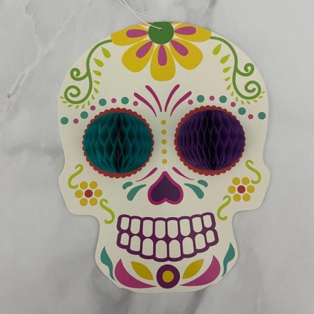 DECORACIÓN CALACA OJOS PANAL