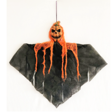 COLGANTE CALABAZA NEGRO 35X24