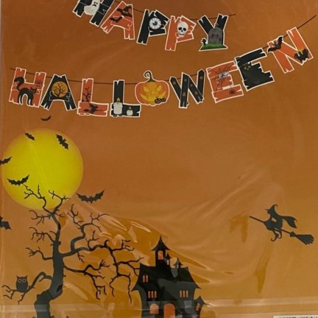 BANDERIN LETRAS HAPPY HALLOWEEN