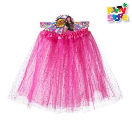 TUTU NEON FLUO ROSA GLITTER 30cm