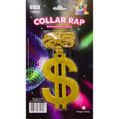 COLLAR DINERO *$* 24K RAPERO