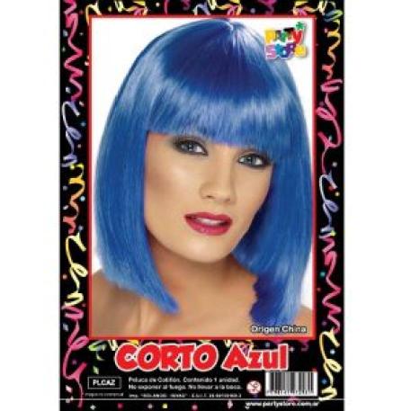 PELUCA CORTO AZUL