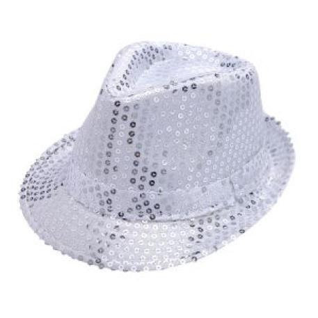 GORRO FUNYI LENTEJUELA PLATA