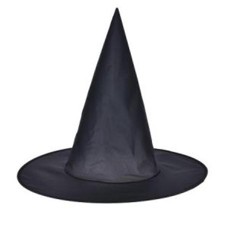 GORRO BRUJA NEGRO LISO -14-