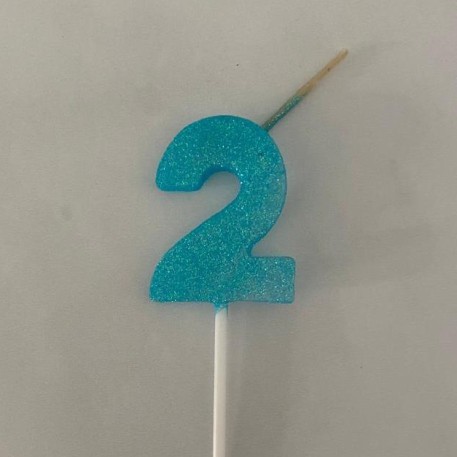 VELA NUMERO CELESTE
