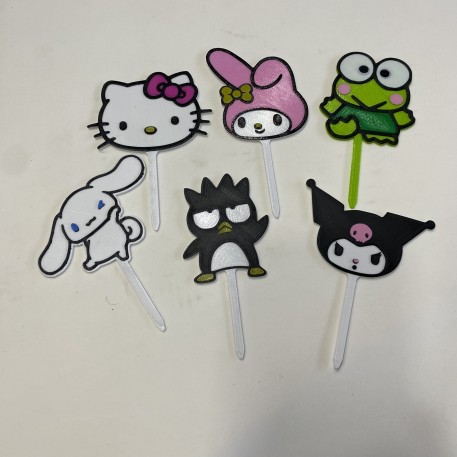 TOPPER KUROMI/KITTY/MELODY