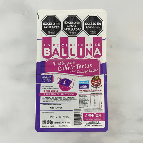 PASTA P/CUBRIR TORTA c VIOLETA 500 Gr.