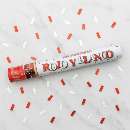 CAÑON ROJO Y BLANCO