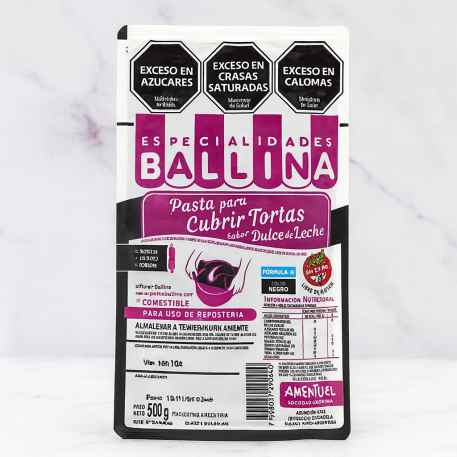 PASTA P/CUBRIR TORTA c NEGRO 500 Gr.