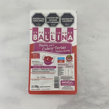 PASTA P/CUBRIR TORTA c ROJO 500 Gr.