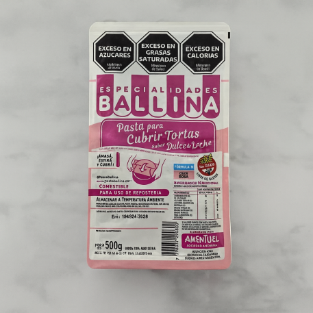 PASTA P/CUBRIR TORTA c ROSA 500 Gr.