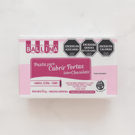 PASTA P/CUBRIR TORTA 3 KG. CHOCOLATE