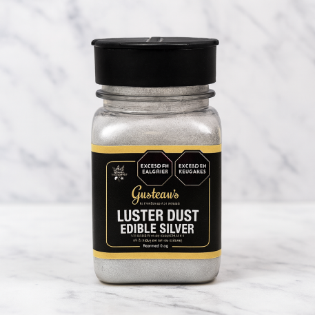 BRILLO PLATEADO LUSTER DUST EDIBLE SILVER GUSTEAUS