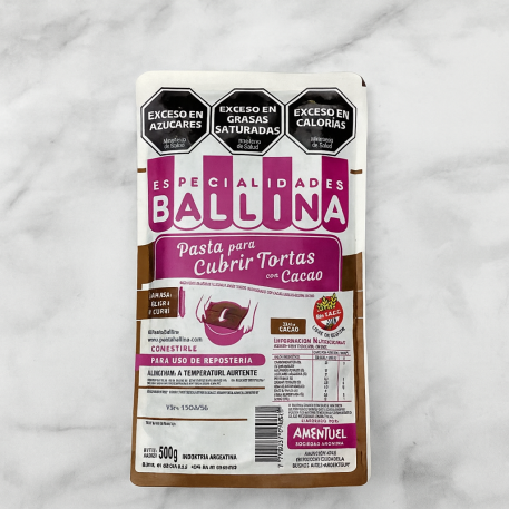 PASTA P/CUBRIR TORTA c CACAO