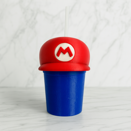 VASO IMPRESO EN 3D MARIO