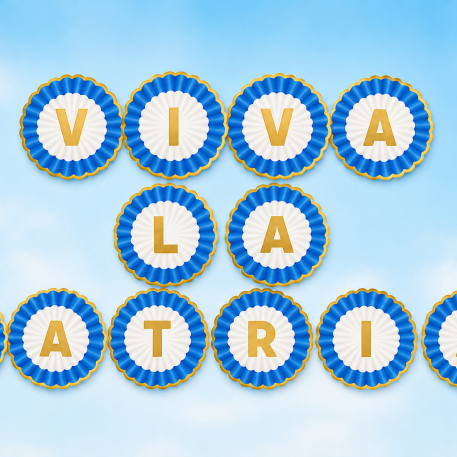 GUIRNALDA VIVA LA PATRIA